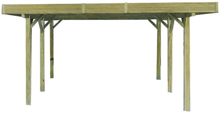 Solid Carport Base S7723 506x506x250cm