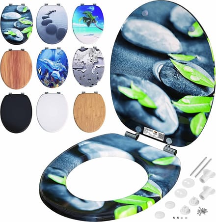 Luxe toilet bril met deksel
