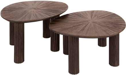 AnLi Style Salontafel set/2 driehoekig Maya teak