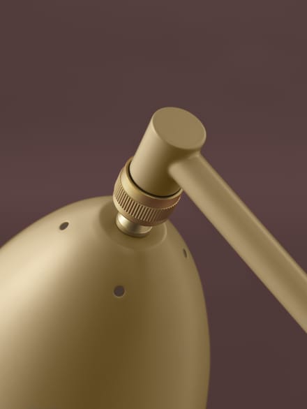 GUBI Grossman Collection Gräshoppa Vloerlamp Bruin