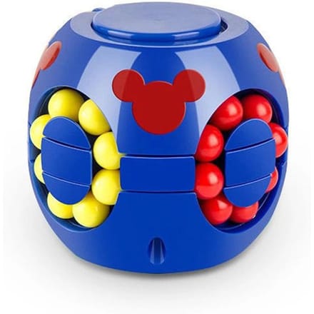 Mode Fidget Spinner Rubik's Cube Grappig Roterende Magische Kubus Kinderen Puzzel Speelgoed Geschenken Stress Relief 1Pc