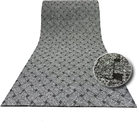 Union - Naaldvilt Keukenloper - Antraciet - 50 cm