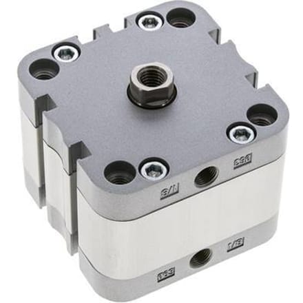 ISO 21287 Compacte Dubbelwerkende Cilinder 63-10mm - Magnetisch