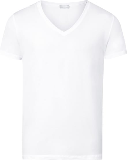 Hanro Cotton Superior T-shirt V-hals - Blanc - 073089-0101 - M