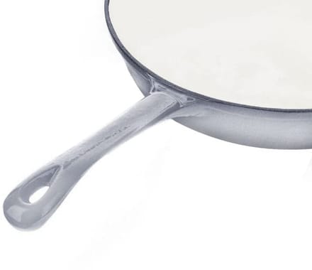 Emaillen Koekenpan 20cm - Gietijzeren Pan met Vaccum Coating
