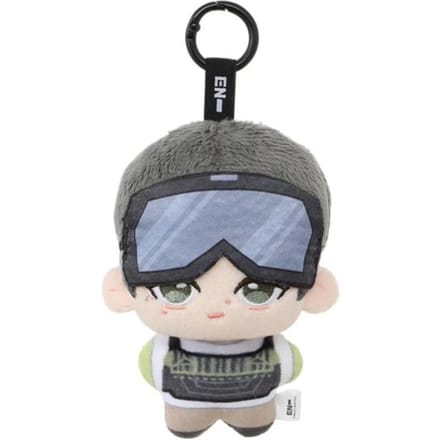 ENHYPEN x MINISO - Pluche sleutelhanger met personage SUNGHOON gray
