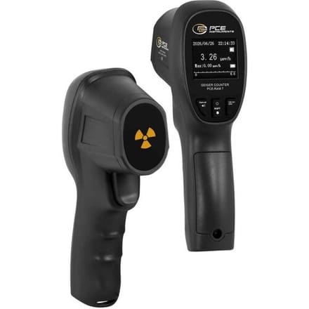 PCE Instruments PCE-RAM 7 Geigerteller Straling: Gamma, Röntgen, Bèta Akoestisch signaal