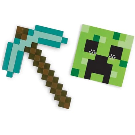 MINECRAFT (MOJANG), Minecraft Pickaxe & Mask Set, Maat One Size Kind, Kind