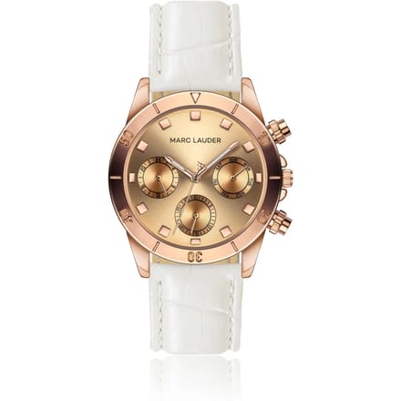 Horloge met krokodillenband Marc Lauder Valencia