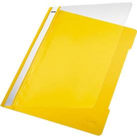 Leitz Snelhechter A4 - 30% pre-consumer gerecycled plastic - 25 Stuks - Geel