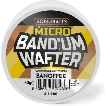 Sonubaits Micro Band’um Wafter 30gr - Smaak : Banoffee