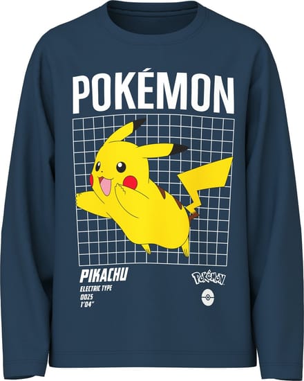 NAME IT - TKMPENGAS POKEMON NREG LS TOP NOOS SKY - Jongens - Lange mouwen shirts