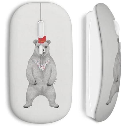 Souris Sans Fil Ours Style Design
