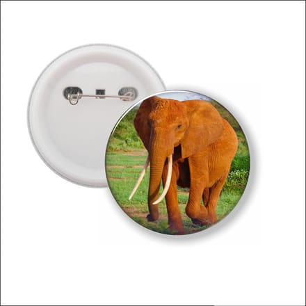 Button Met Speld - Olifant