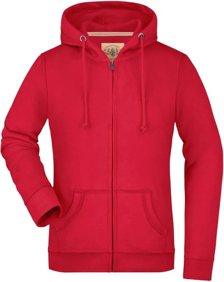 Damessweatshirt James & Nicholson Vintage Hoody Rood - M