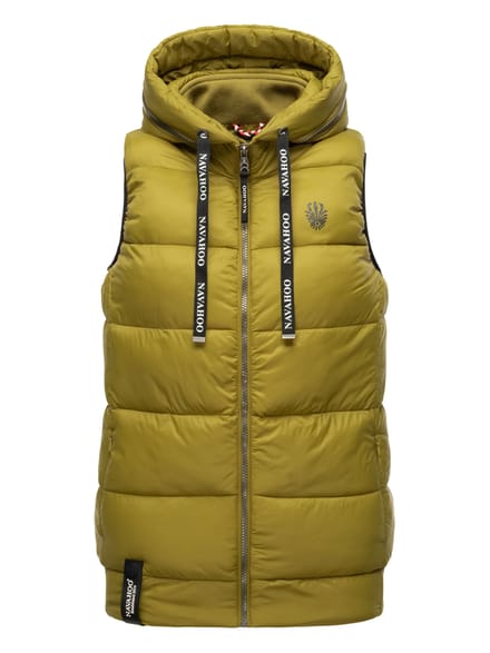 Navahoo Dames Gewatteerde Bodywarmer Kassidy – Licht & Modern met Capuchon