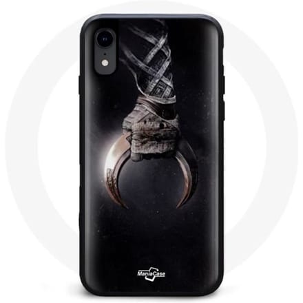 Coque pour Iphone XS - Moon Knight Batman - Souple - Protection - Mixte - Noir