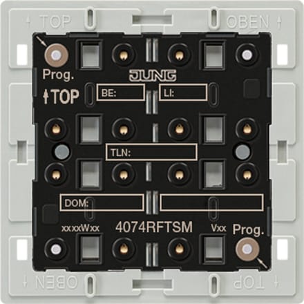 Jung KNX RF radio-wandsender-module, 4-voudig, F40 4074 RF TSM