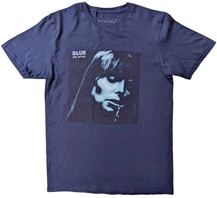 Joni Mitchell - Blue Heren T-shirt - S - Donkerblauw