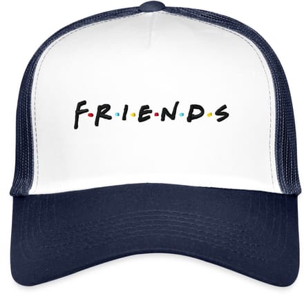 Friends Officieel Logo Als Borduurmotief Trucker Cap