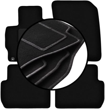 Complete set veloursmatten voor: Mitsubishi Outlander III PHEV SUV (2012-)