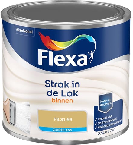 Flexa - Strak In De Lak Binnenlak Zijdeglans - F8.31.69 - Mengverf - 500 Ml