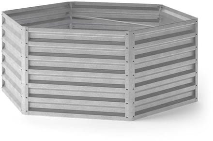 OK-Living Hoogbed – 129 x 129 cm Zilver