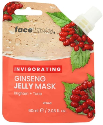 Face Facts | Invigorating Ginseng Jelly Mask - 60ml - Vegan