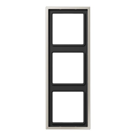 Jung Aluminium/Staal/Chroom Afdekraam Schakelmateriaal - ES2983 - E28CN