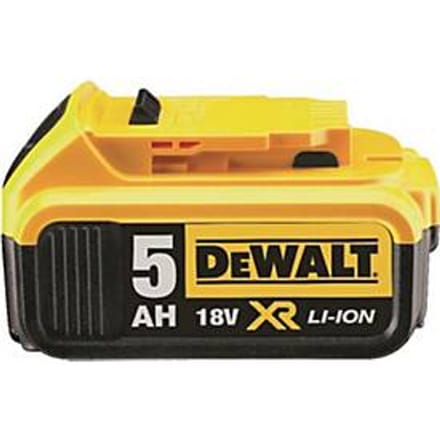 DEWALT DCB184 accu, 18V 5Ah, lithium-ion, LED laadniveau-indicator, compatibel met 18V XR machines