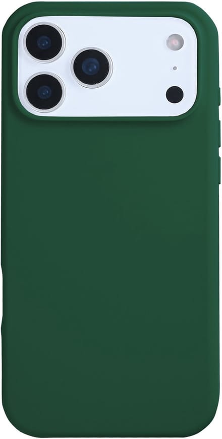 Rixus Soft TPU Phone Case For iPhone 17 Pro Dark Green