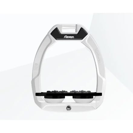 Veiligheidsstijgbeugels Plat Ultra Grip Wit/Zwart/Wit Flex-On Safe-On