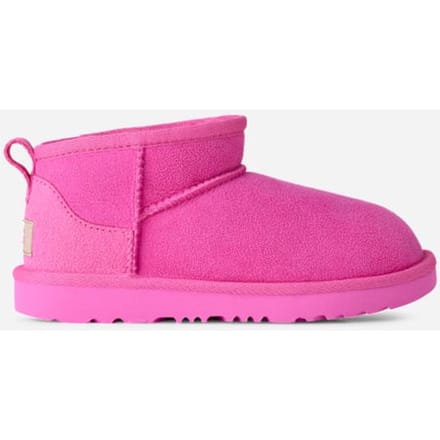 UGG® Classic Ultra Mini for Kids in Bright Fuchsia, Size 2, Twinface/Polyester/Wool