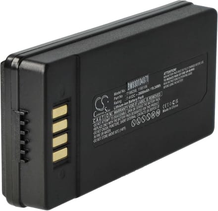 Reserve Batterij - Li-Ion Accu - Warmtebeeld Camera - Hoge Capaciteit 2600 mAh - 72 Volt - Zwart