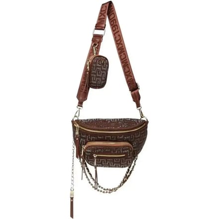 Steve Madden B-Maxima dames schoudertas - Bruin - Maat Geen