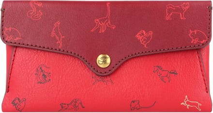 FOSSIL Utensil zak Heritage Envelope Red Velvet Rood
