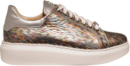 Footnotes leren multicolor dames sneakers - Coco