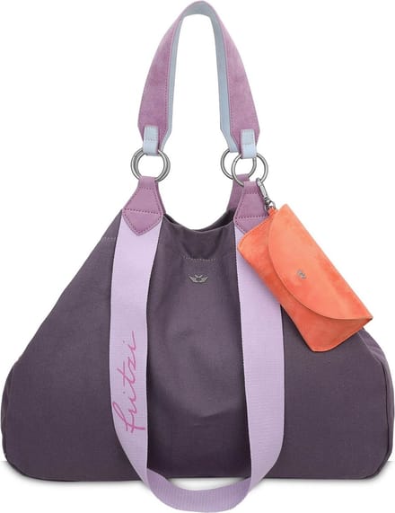 Fritzi aus Preußen Schoudertas Canvas Izzy Bag Plumy Paars