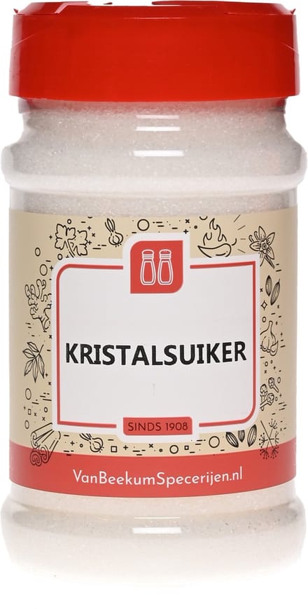 Van Beekum Specerijen - Kristalsuiker - Strooibus 320 Gram