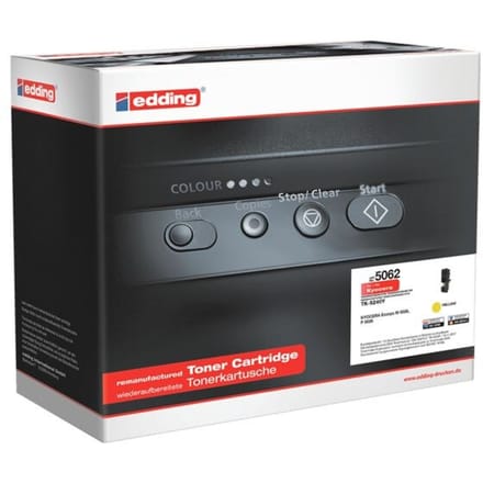 Edding Toner vervangt Kyocera TK-5240Y Compatibel Geel 3000 bladzijden EDD-5062 18-5062
