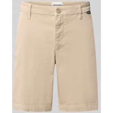regular fit korte chino van katoenmix model 'CHINO'