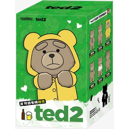 POP MART Ted2 Teddybeer Actie Pluche Hanger Blind Box beige