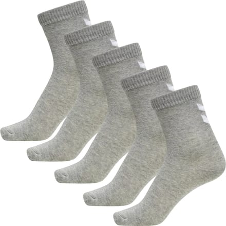 Hummel kindersokken Make My Day Sock, 5-pack, grijs gemêleerd