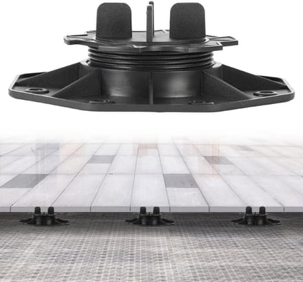 10 Stuks Verstelbare Terrasdragers 19-28 mm voor Tegels en Platen