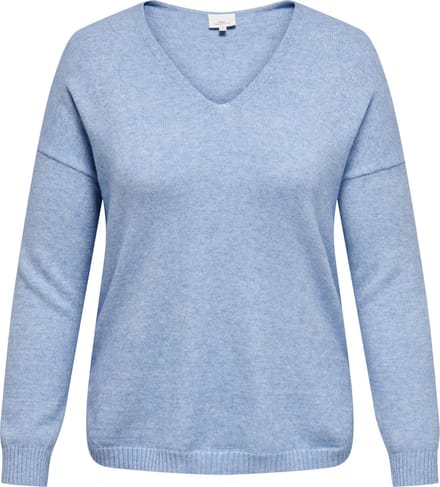 ONLY CARMAKOMA - CARMARGARETA LS PULLOVER KNT NOOS - Dames - Gebreide truien