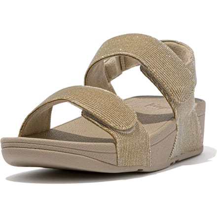 FitFlop Lulu adjustable shimmerlux back-strap sandals