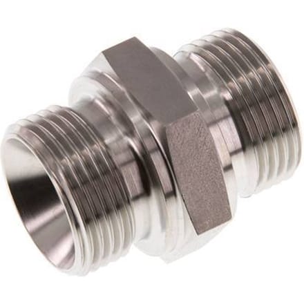 G 1'' RVS Borstnippel 345 Bar - Hydrauliek - FL2S-M-ST-100G-I