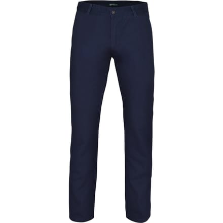 Asquith & Fox Heren Klassieke Casual Chinos/Trousels (Marine)