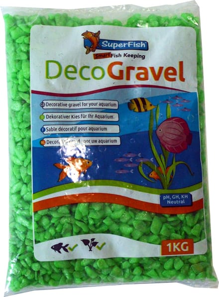 SuperFish Deco Grind Neon Groen 1KG