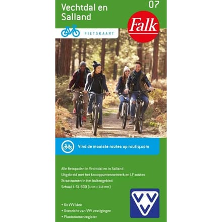 Vvv Fietskaart 07 Vechtdal En Salland - Falkplan Fietskaart